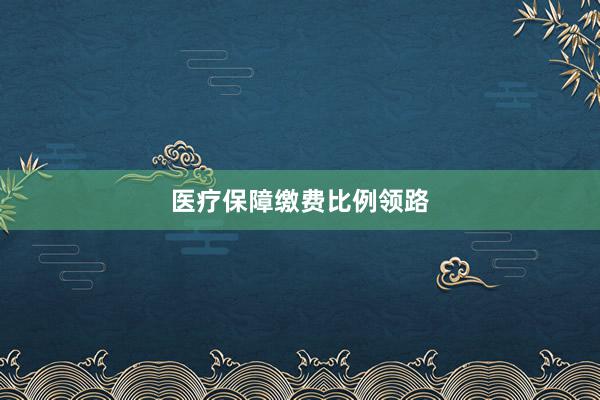 医疗保障缴费比例领路